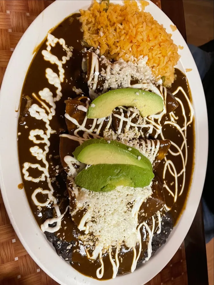 Enchiladas de Mole Poblano