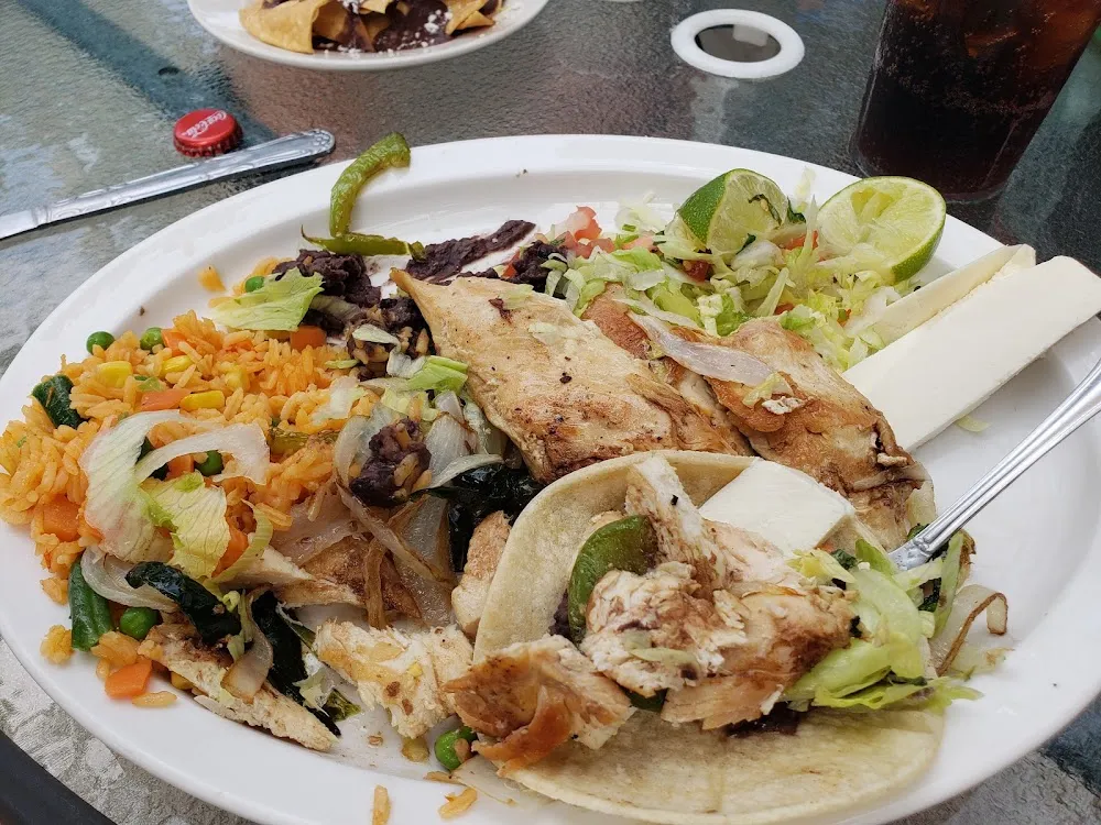 Grilled Chicken Rice and Beans