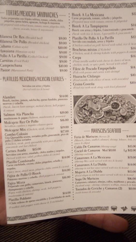 Restaurante Colosio Menu image 3